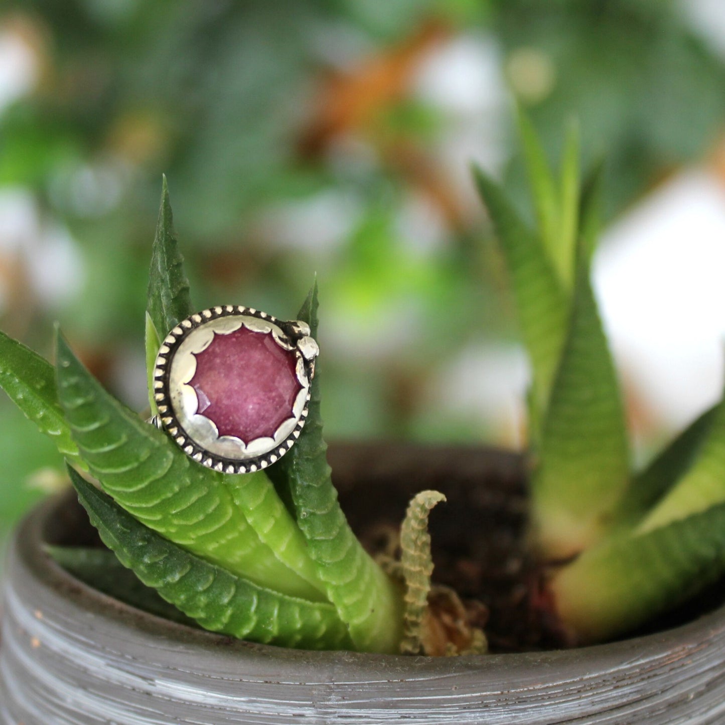 Δαχτυλίδι με Νεφρίτη