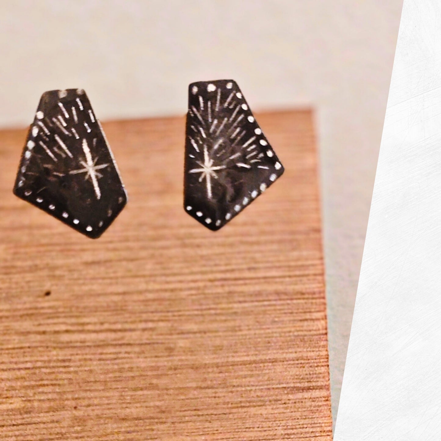 "Silver Star" Earrings