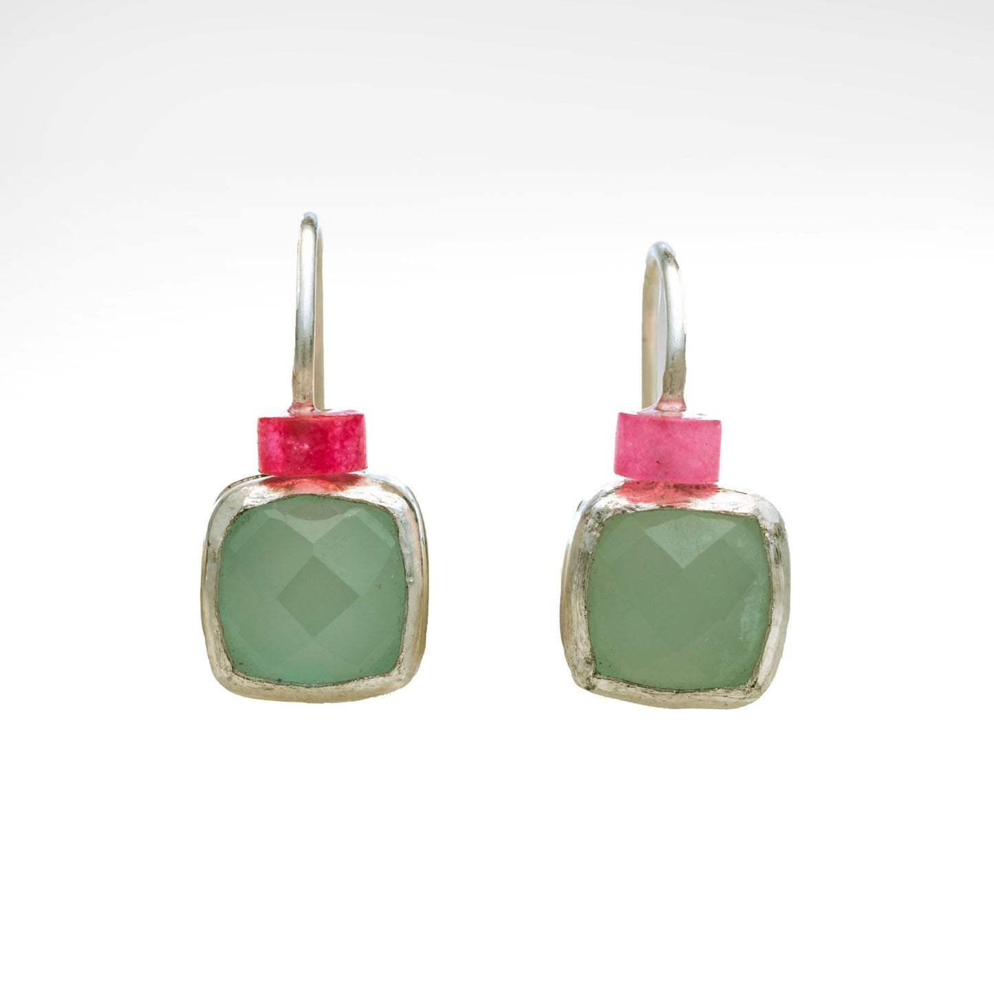 Σκουλαρίκια "Aqua-Pink"