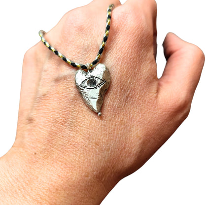 “Φυλακτή” – Ασημένιο Μενταγιόν Καρδιά