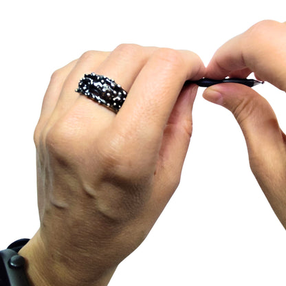 Ασημένιο Δαχτυλίδι "Textura"