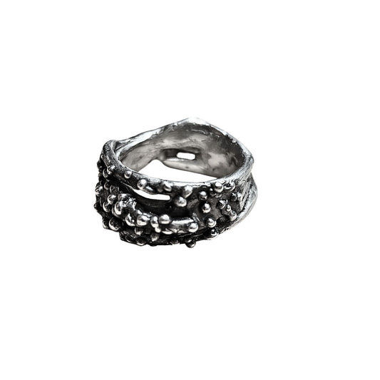 Ασημένιο Δαχτυλίδι "Textura"