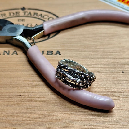 Ασημένιο Δαχτυλίδι "Textura"