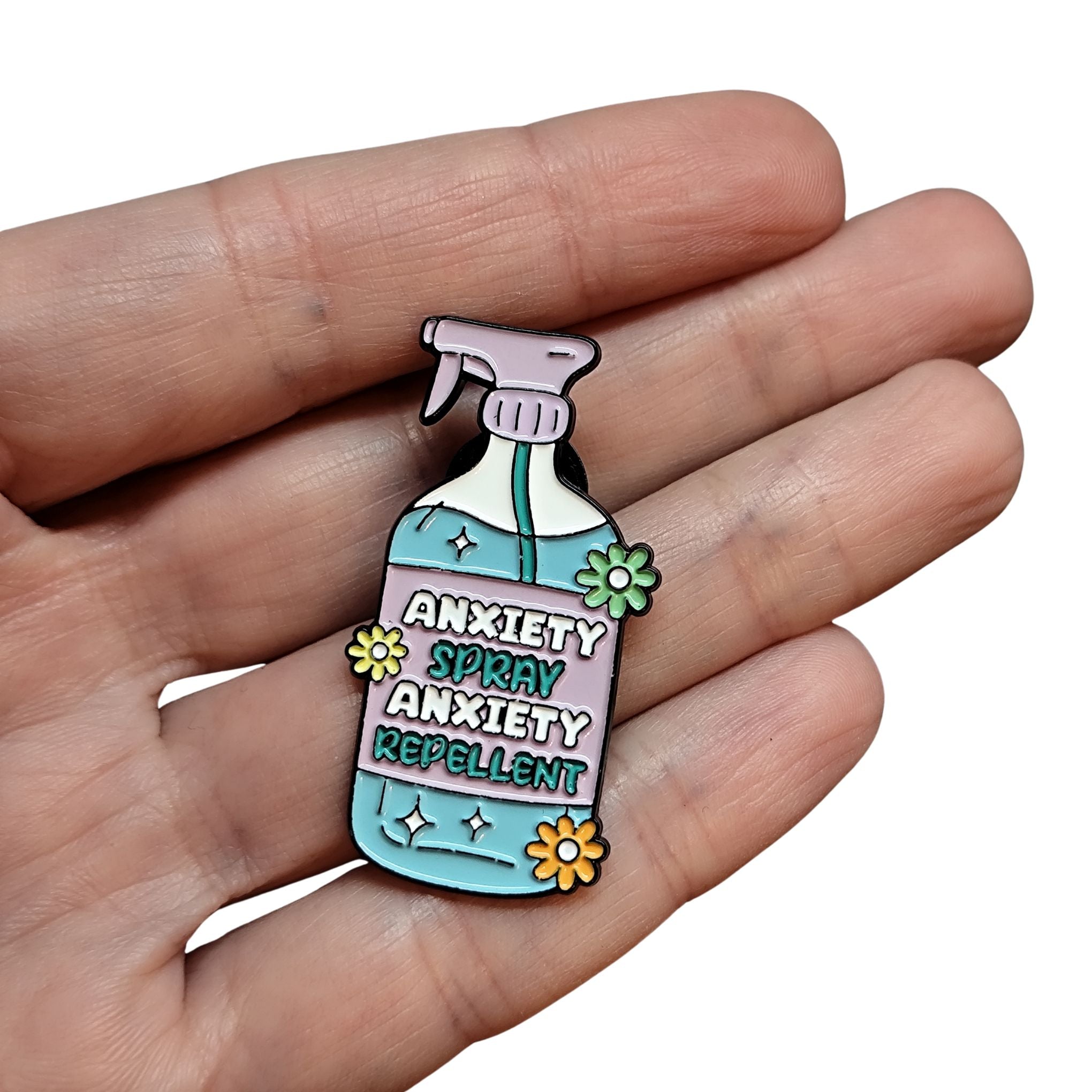 Spray Device Pin Spray Pin - Anxiety – PLUMIDI Jewelry