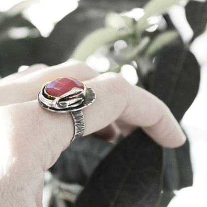 Organic Δαχτυλίδι με Νεφρίτη