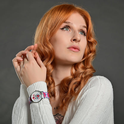 Raptor women's wristwatch "Frida Kahlo Edition" FLOWER