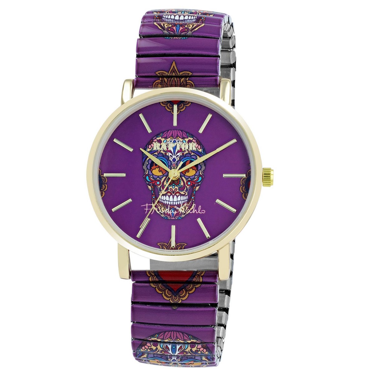 Raptor women's wristwatch "Frida Kahlo Edition" SKULL