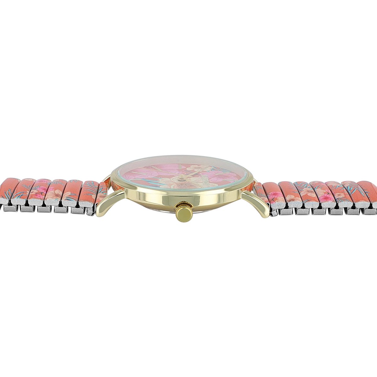Raptor women's wristwatch "Frida Kahlo Edition" Orange Flower