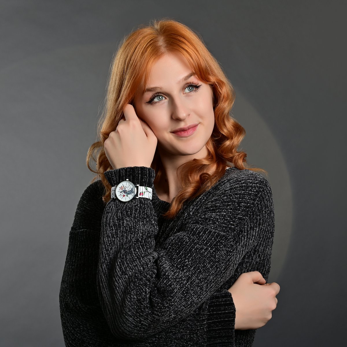 Raptor women's wristwatch "Frida Kahlo Edition" Peacock