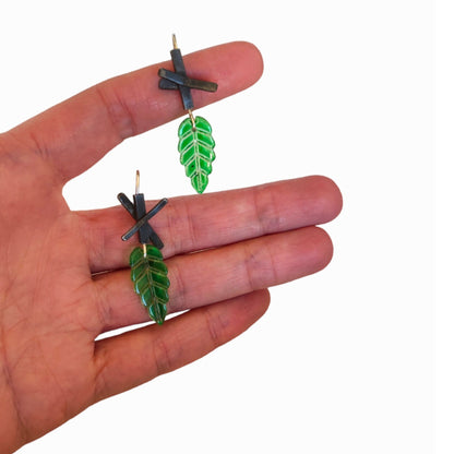 Fyllo – Κρεμαστά Σκουλαρίκια με Φύλλο