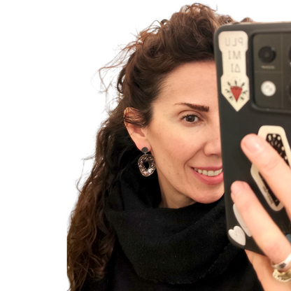 Καρφωτά σκουλαρίκια Pink Confetti