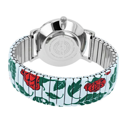 Raptor women's wristwatch "Frida Kahlo Edition" floral skull