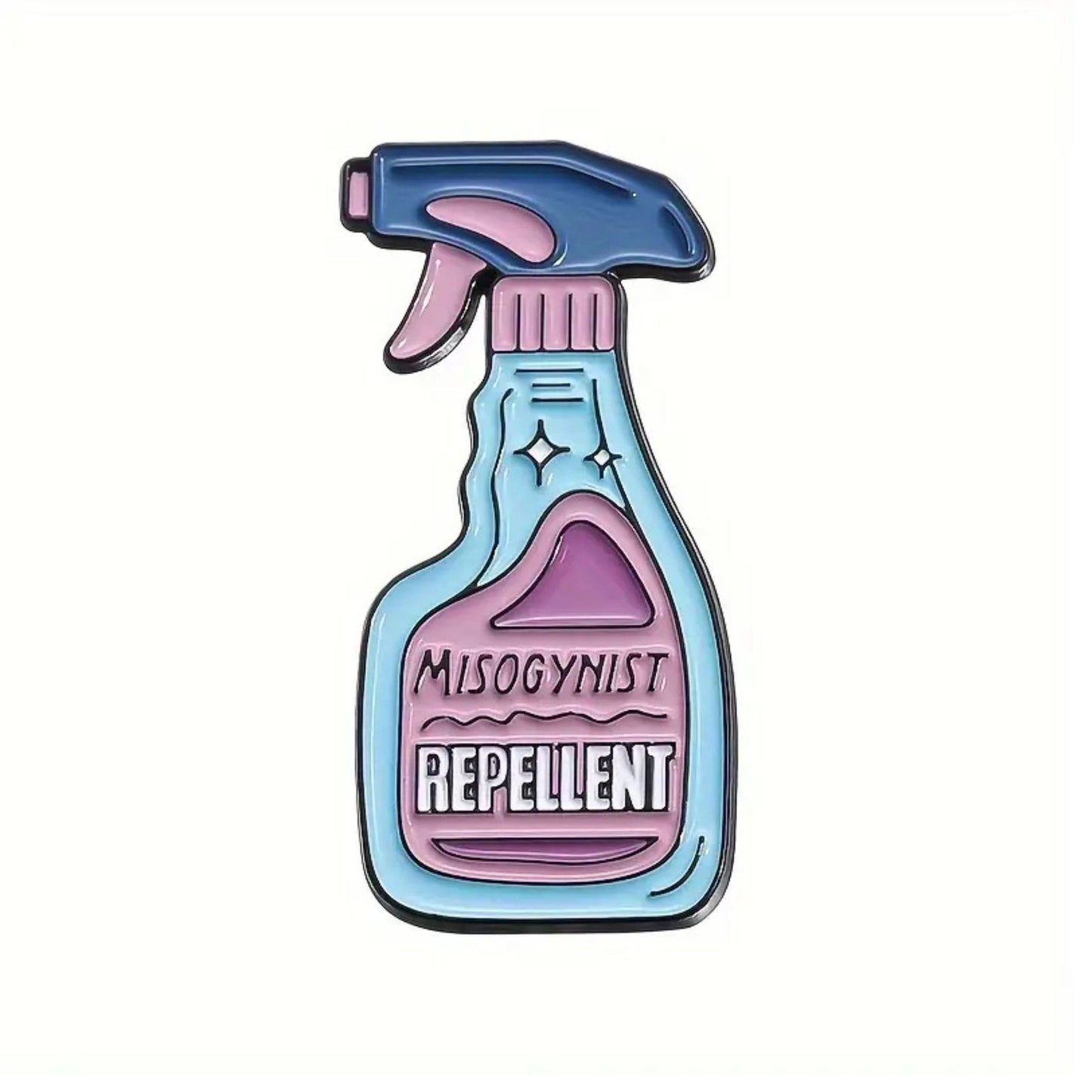 Spray pin - Misogynist Repellent