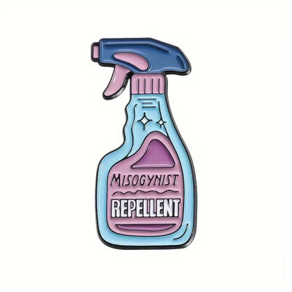 Spray pin - Misogynist Repellent
